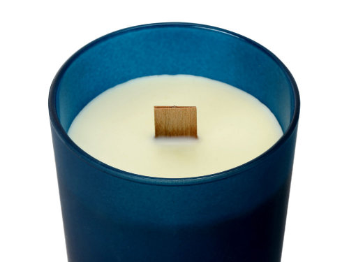 Свеча соевая ароматическая в стекле Niort, синяя