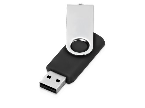 Флеш-карта USB 2.0 16 Gb Квебек, черный