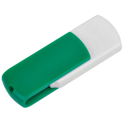 USB flash-карта "Easy" (8Гб) (зеленый, белый)