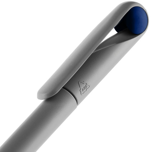 Ручка шариковая Prodir DS1 TMM Dot, серая с синим