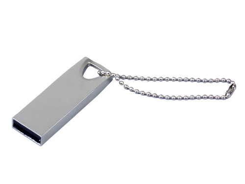 USB 2.0-флешка на 8 Гб с мини чипом, компактный дизайн, стильное отверстие для цепочки