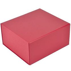 Упаковка подарочная, коробка складная (красный)