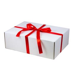 Подарочная лента для большой универсальной подарочной коробки, красная
