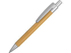 Ручка шариковая Arasiyama из бамбука, серебряный, синие чернила