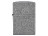 Зажигалка ZIPPO Classic с покрытием ™Plate, латунь/сталь, серебристая, матовая, 38x13x57 мм