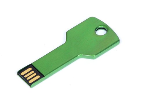 Флешка в виде ключа, 32 Гб, зеленый