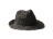 Элегантная шляпа BELOC из синтетического материала с тесьмой, черный