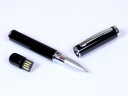 USB-флешка на 16 Гб в виде ручки с мини чипом, черный