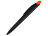 Ручка шариковая пластиковая Stream, черный/оранжевый