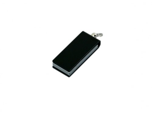 Флешка с мини чипом, минимальный размер, цветной  корпус, 32 Гб, черный