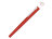 Ручка металлическая роллер Brush R GUM soft-touch с зеркальной гравировкой, красный