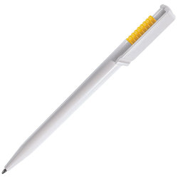 Ручка шариковая OCEAN (белый, желтый)