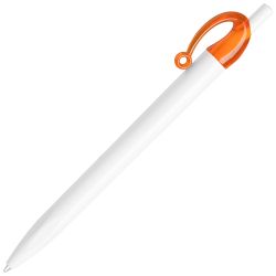 Ручка шариковая JOCKER (белый, оранжевый)