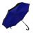 Зонт-трость "наоборот" ORIGINAL, пластиковая ручка, механический (темно-синий)