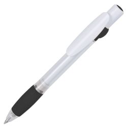 Ручка шариковая с грипом ALLEGRA SWING (черный, белый)
