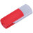USB flash-карта "Easy" (8Гб) (белый, красный)
